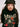KIDS SWEATSHIRT FLOWERMARDI BLOSSOM_BLACK CREAM