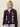 CASHMERE BLENDED CARDIGAN ROUND NECK ARGYLE_BROWN MINT