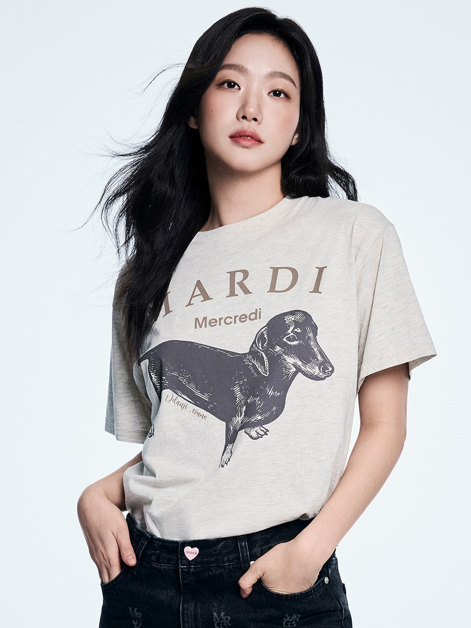 TSHIRT DDANJI_OATMEAL TAUPE – Mardi Mercredi JP