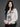CASHMERE CREW NECK SWING THE TAIL DDANJI PEARL NECKLACE_LIGHTBEIGE BLACK