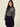 KIDS CASHMERE BLENDED V NECK ARGYLE_GREY CREAM