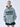 OVERSIZED HOODY BRUSH LOGO CONTRAST_GREY BLACK