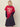 UNISEX TSHIRT FLOWERMARDI_RED IVORY