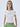 CROPPED FITTED TSHIRT DOUBLE LOGO_IVORY YELLOW GREEN