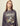 TSHIRT LONG SLEEVE FLOWERMARDI JARDIN_CHARCOAL IVORY