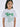 KIDS TSHIRT TRIPLE FLOWER_WHITE GREEN