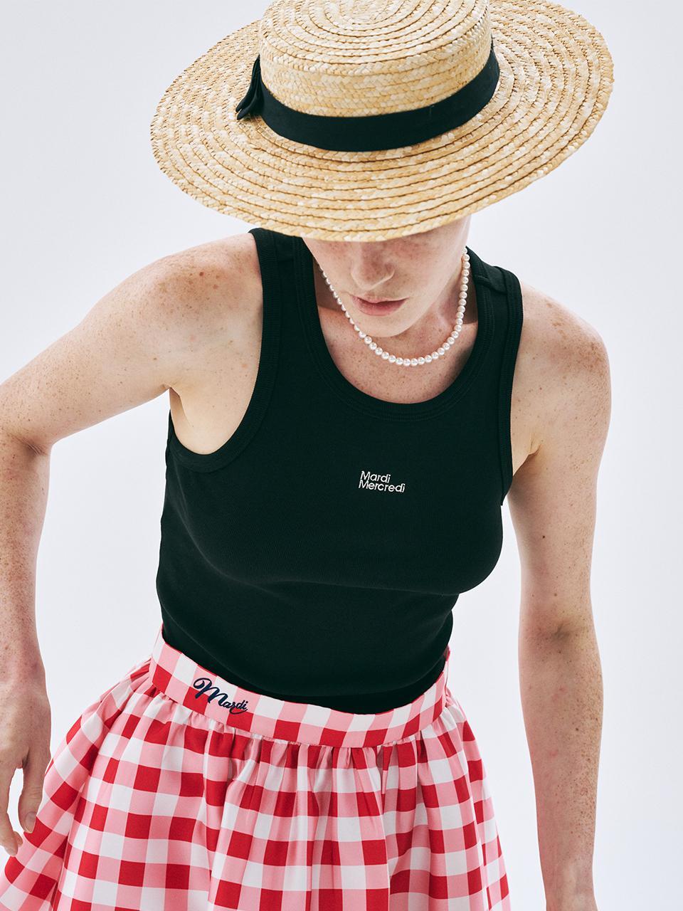 TANK RACER ESSENTIAL_BLACK IVORY