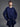 NEOPRENE CROPPED SWEATSHIRT SQUARE LOGO_NAVY