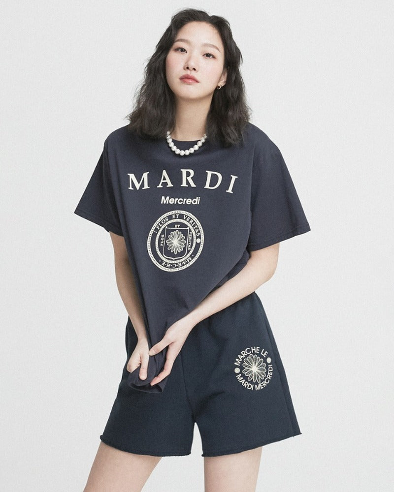 TSHIRT UNIV_NAVY CREAM