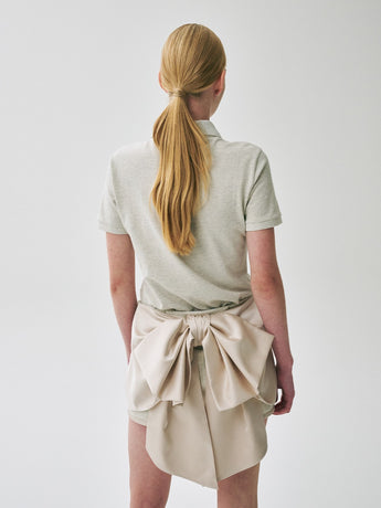 RIBBON SHORTS_OATMEAL