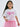 KIDS TSHIRT TRIPLE FLOWER_WHITE PINK