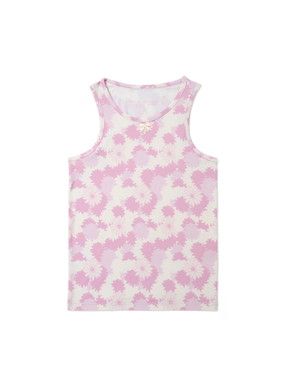 KIDS TANK TOP FLOWER_PINK