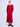 WOOL SINGLE MAXI COAT COLLARLESS_RED