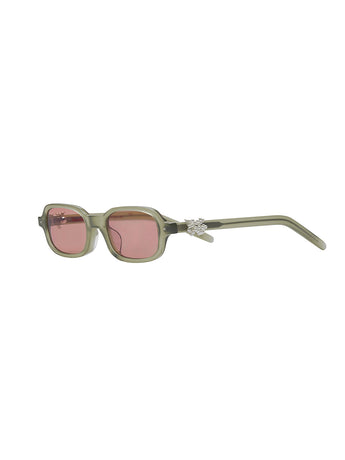 SQUARE SUNGLASSES M.O-002_KHAKI