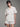 SHIRT HALF SLEEVE EYELET FRILL_WHITE