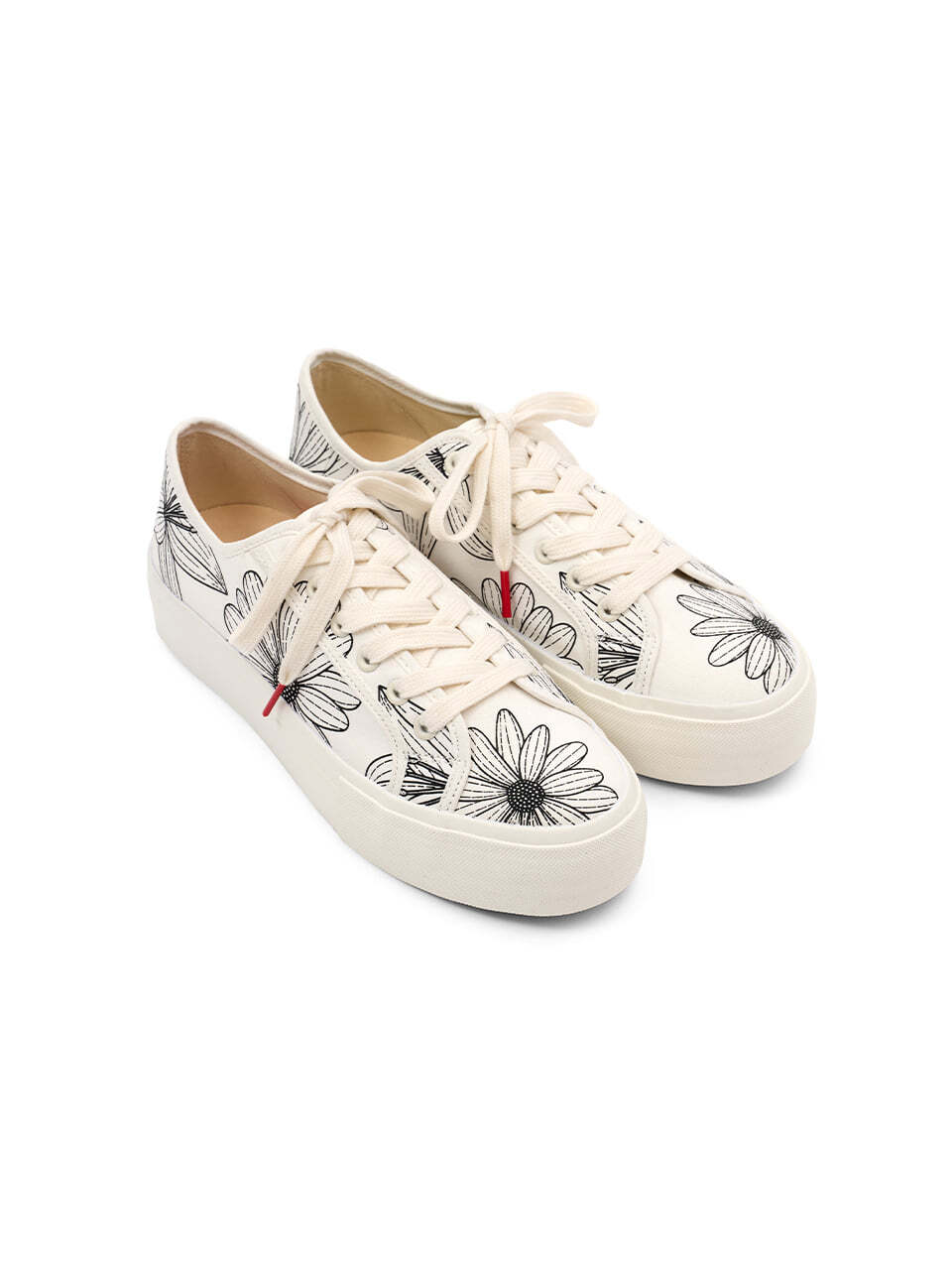 FLOWERMARDI PLATFORM SNEAKERS_IVORY