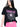 TSHIRT FLOWERMARDI GRADATION_BLACK PINK