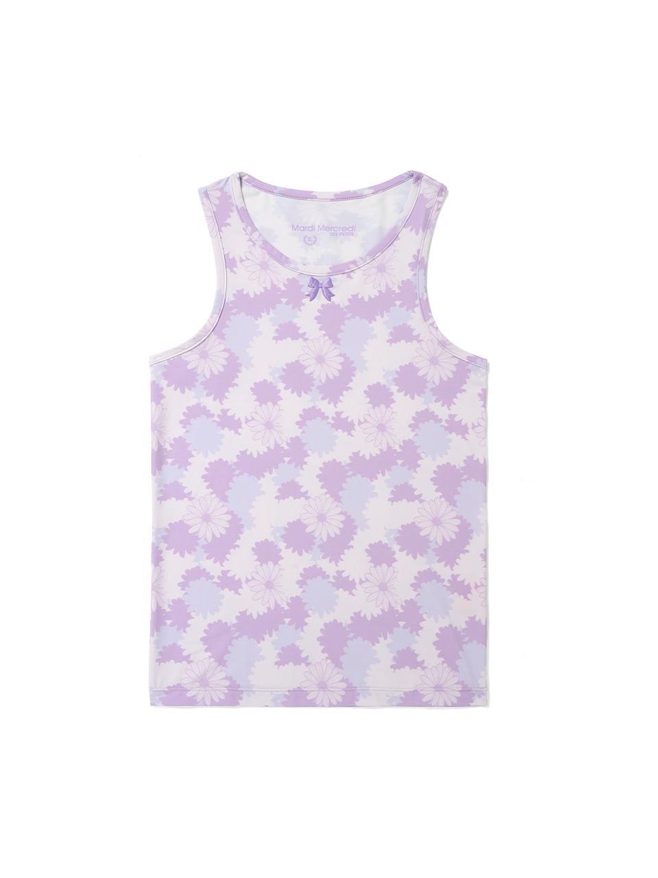 KIDS TANK TOP FLOWER_PURPLE
