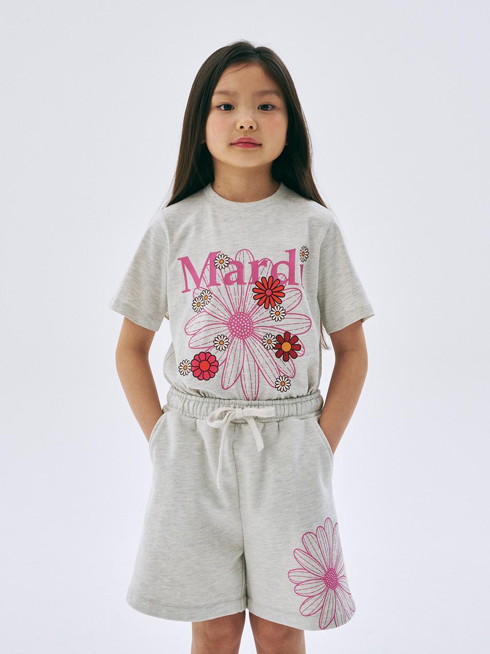 【cocco.*・゜専用】Mardi Mercredi 長袖スウェット ko-mardi-t0012-depgrn_1.jpg