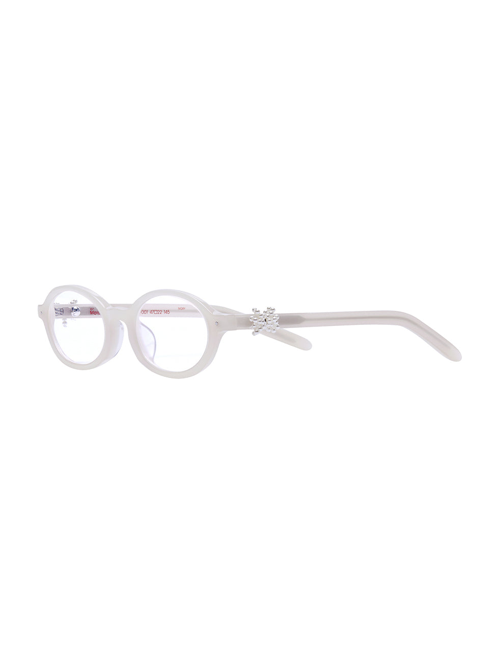 ROUND GLASSES M.O-001_IVORY