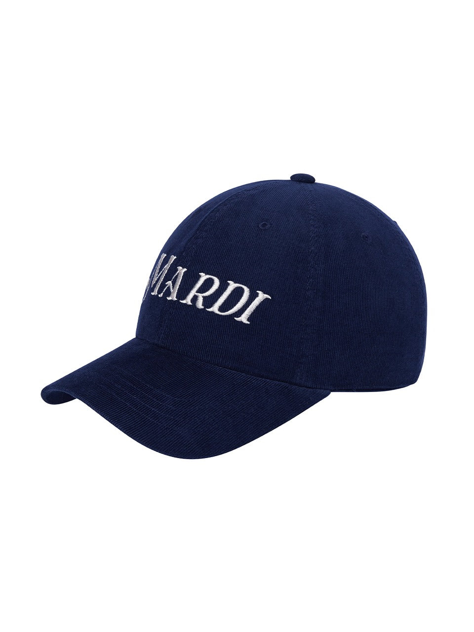 CORDUROY BALL CAP MARDI LOGO_NAVY