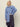 COTTON OVERSIZED SHIRT STRIPE_BLUE NAVY