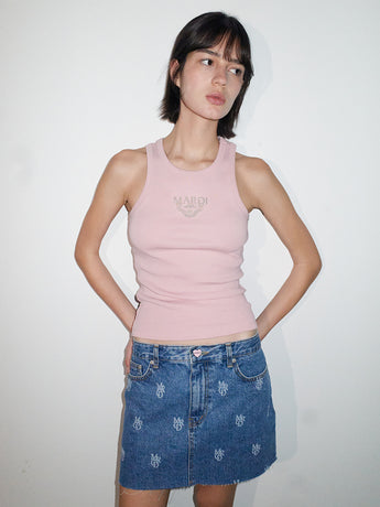 TANK RACER ALUMNI CLASSIQUE_PINK BEIGE
