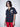 OVERSIZED SHIRT HALF SLEEVE UNE ROSE_NAVY IVORY
