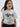 KIDS TSHIRT TRIPLE FLOWER_OATMEAL BLACK