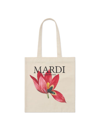 CANVAS BAG LILIES 03_CREAM