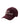 CAP MARDI FLOWER_BURGUNDY CREAM