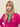 CASHMERE BLENDED CARDIGAN ROUND NECK ESSENTIAL_FUCHSIA