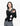CASHMERE BLEND CARDIGAN ROUND NECK ARGYLE PUNCHING DETAIL_BLACK PINK