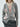 CASHMERE BLEND CARDIGAN V NECK ARGYLE PUNCHING DETAIL_GREY