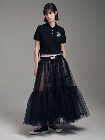 MAXI SKIRT TULLE_BLACK