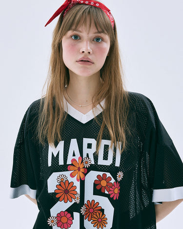 トップス MIX MESH JERSEY PA.C MESH JERSEY TOP HALF SLEEVE BLOSSOM_BLACK – Mardi Mercredi JP