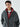 OVERSIZED FLEECE JACKET LA FLEUR_CHARCOAL BROWN