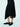 PLEATED MIDI SKIRT FOLD OVER_BLACK
