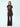 PLEATED MINI SKIRT LAYERED PANTS_BROWN
