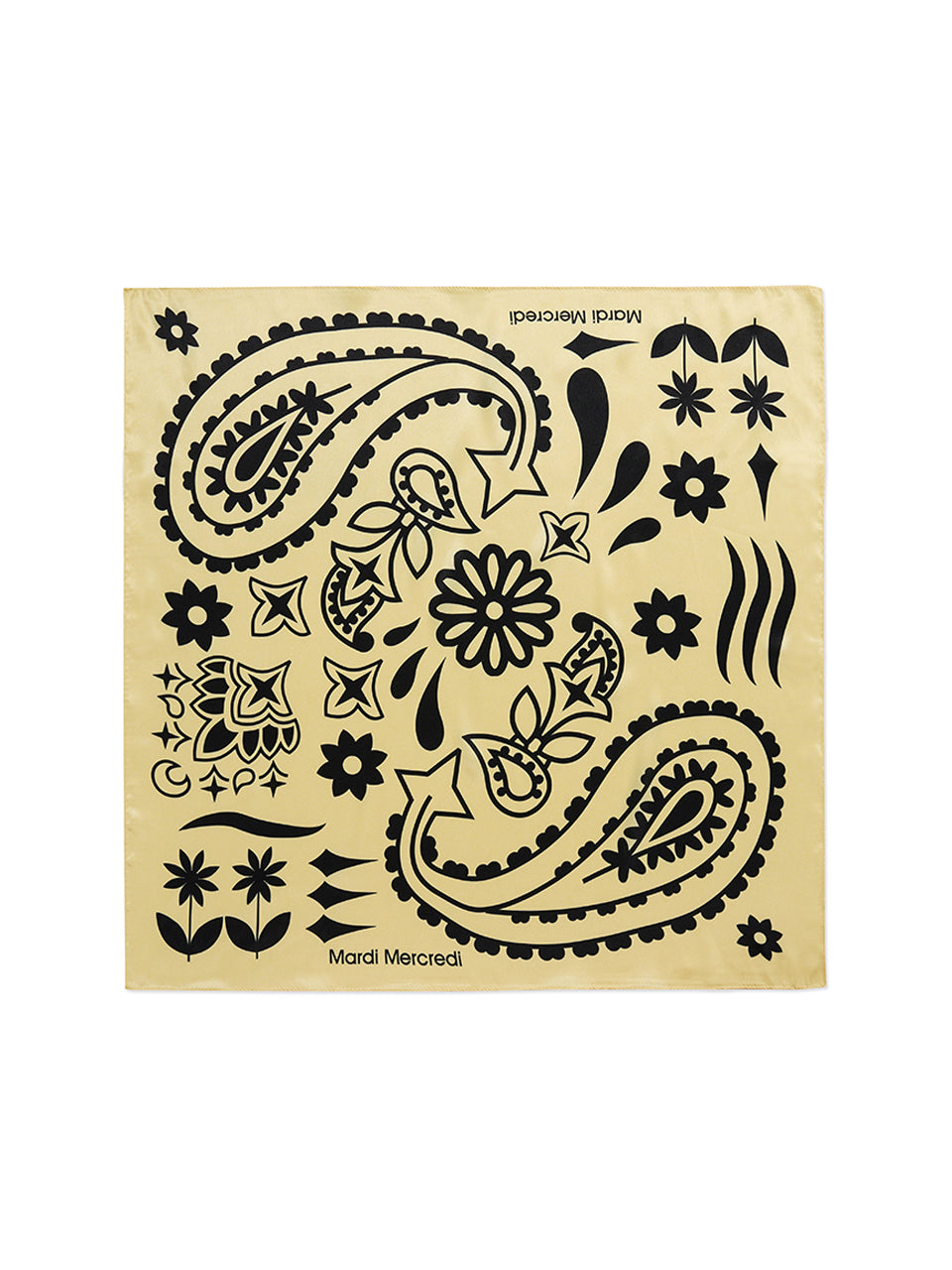 SILK BANDANA MARDI_YELLOW