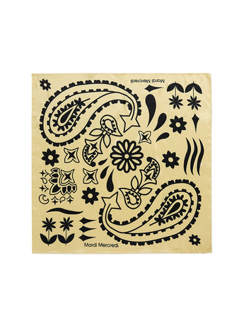 SILK BANDANA MARDI_YELLOW