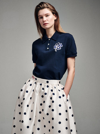 SLIMFIT SHIRT PIQUET CLOVERMARDI_NAVY NAVY