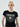 SLIM FIT TOP EYELET FLOWERMARDI_BLACK IVORY