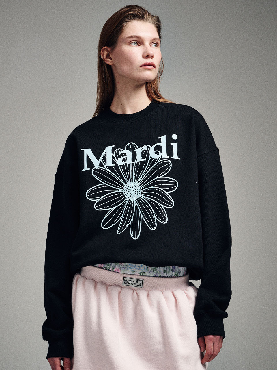 [EXCLUSIVE] SWEATSHIRT FLOWERMARDI_BLACK SKY