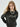 SWEATSHIRT RAGLAN SCRIPT LOGO NEEDLEWORK_BLACK CREAM