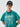 TSHIRT LA FLEUR PIGMENT WASHING_GREEN WHITE