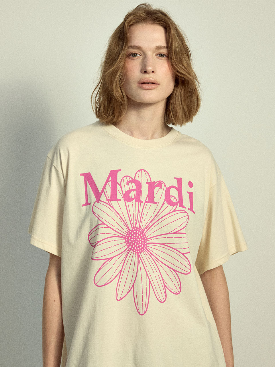 TSHIRT FLOWERMARDI_BUTTER DEEPPINK
