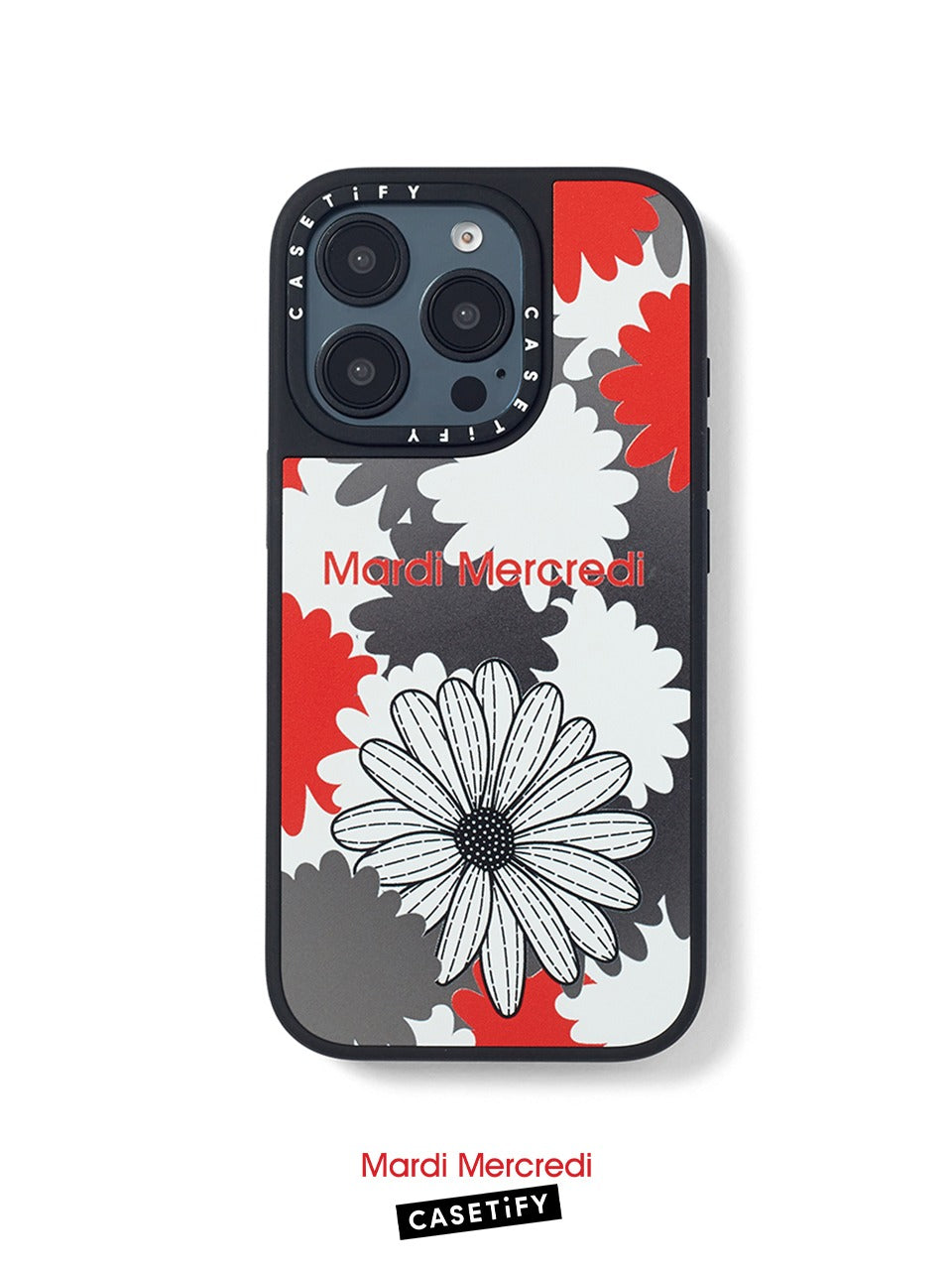 Mardi Mercredi Flower Camouflage Red Case_iPhone