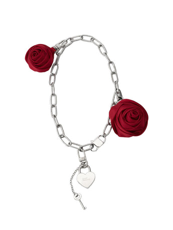 ROSE KEYCHAIN_RED