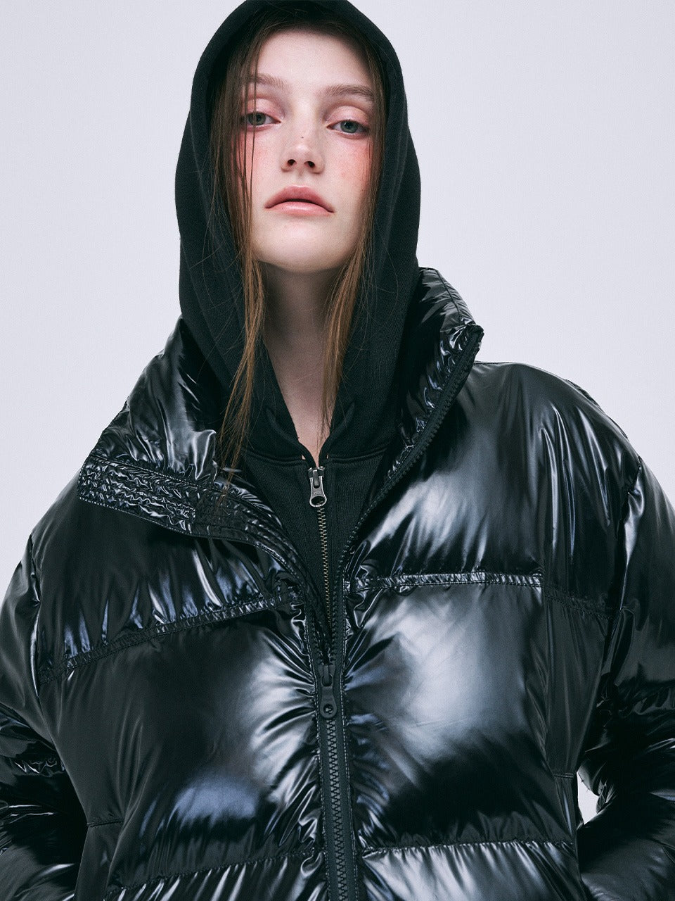 CROPPED DOWN JACKET HIGHGLOSS_BLACK